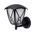 ELMARK - OUTDOOR WALL LIGHT NICK 1XE27 BLACK 96501WU/BK