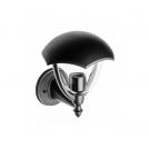 GTV Lighting - OS-GRA0UA-00 Фасаден горен прав аплик GRANDE 60W E27 220VAC IP54 черен 