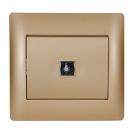 ELMARK - 11183C - EL1183C RHYME PUSH BUTTON GOLDEN METALLIC RHYME