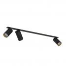 NOWODVORSKI - Шина за вграждане 7691 MONO SURFACE III BLACK/GOLD • GU10  3 х 10 W • IP20