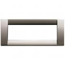 VIMAR - 16736.31 - Classica plate 6M metal black chrome