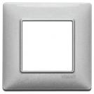 VIMAR - 14642.71 - Plate 2M metal Silver