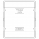 VIMAR - 31000A.2LG Аксиален Лицев панел за механизъм с индикация символ осветление 2М, Black (3)