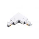ACA LIGHTING - Ъглов конектор за монофазна шина бял 2WLW