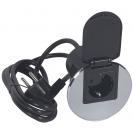 LEGRAND - 054082 Desk grommet - 2P+E socket - German standard - stainless