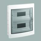 PANASONIC - 24 Gang Flush Mounted Distribution Box transparent door BQDT12411