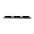PANASONIC - 3 Gang Frame Horizontal Arkedia slim black WNTF0803-2BL (1)