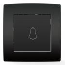 ELMARK - 193181 - DOOR BELL SWITCH ANTHRACITE CITY 