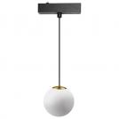 ULTRALUX - LED body magnetic black pendant sphere SMART 6W CCT 48V DC LMST2P6CCT