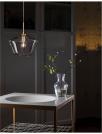 NOVA LUCE - pendant luminaire PRISMA 9426733  LED E27 1x12 W, IP20 Bulb Excluded D: 30 H1: 34 H2: 124 cm