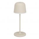 EGLO - LED градинска Настолна лампа MANNERA-S Ø:75mm 1.8W 170lm смяна на цветната температура, с тъчдимер и USB, бежов - 901881