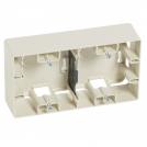 LEGRAND - 6 648 99 Surface mounting box Niloé - 2 gang - ivory