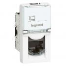 LEGRAND - Розетка RJ45 cat.6 UTP 1 модул 76561Mosaic бял