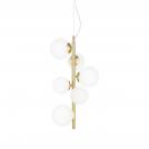 IDEAL LUX - 283821 PERLAGE SP6 OTTONE SATINATO