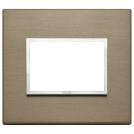 VIMAR - 21653.05 - Plate 3M aluminium dark bronze