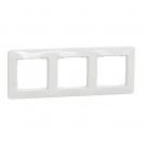 SCHNEIDER ELECTRIC - SDD311803 Sedna Design - horizontal 3-gang frame - white