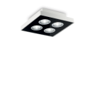 IDEAL LUX - ceiling luminaire GARAGE PL4 SQUARE BIANCO 205786