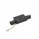 NOWODVORSKI -  PROFILE RECESSED POWER STRAIGHT CONNECTOR black 10228