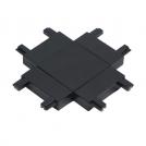 ULTRALUX - Cross connector for SLIM surface mounting rail black LMST10KK