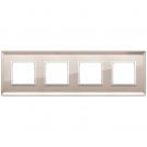 VIMAR - 21669.75 - Eikon EVO Рамка 4х2М немски стандарт Bronze mirror