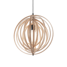IDEAL LUX - Пендел DISCO SP1 LEGNO 138275