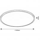 RABALUX - LED LIGHTS black  EZIO 71157 22W 2000lm 3000K  (3)