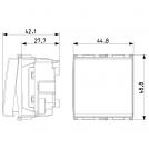 VIMAR - 14008.FX.2 - 1P NO 10A 2M push button screwless white (1)