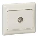 LEGRAND - 782145 Television socket Kaptika - flush mounting - male connector - ivory