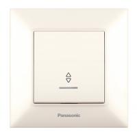PANASONIC - Two way switch illuminated , Arkedia Slim WNTC0004-2BG beige