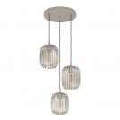 EGLO - пендел ROMAZZINA E27 3X40W пясъчен - 900687