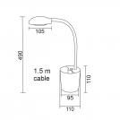 ACA LIGHTING -  OFFICE LUMINAIRES  16035LEDBE (1)
