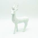 ACA LIGHTING - X156415 DECORATIVE RESIN REINDEER WHITE 25cm
