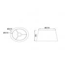 ACA LIGHTING - abajur CONE2520W Е27 (1)