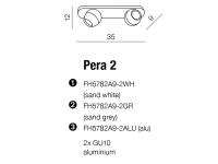 AZZARDO - Спот PERA 2 FH5782A9-2-GR / AZ1248 (2)