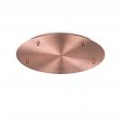 IDEAL LUX - ceiling cup 285672 ROSONE STANDARD 5 LUCI RAME BRUNITO