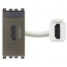 VIMAR - 19346.M - HDMI outlet Metal