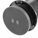 GTV Lighting - Контакт за вграждане в мебел CAMINO Pull-up 2x Schuko, USB A+C, безжично зарядно 10W, кабел 1,5 м, черен AE-BPW2SCAM-20 (7)