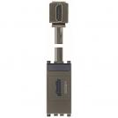 VIMAR - 19346.H.M - HDMI outlet with 90° cable Metal