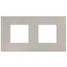 BTICINO - cover plate2+2 modules Sand Stone Light Now YA4802M2GS