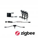 PAULMANN - Градински комплект за осветление  5028  Plug & Shine Set Smart Home Zigbee 3.0 LED garden spotlight Sting IP67  3000K 3x6W 75VA