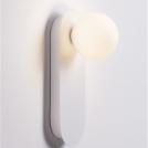 NOVA LUCE - Аплик L:12 W:13 H:30cm.  9006093  BLOB ⚡ LED G9 ⚡ 1x5W ⚡ 230V ⚡ IP20 ✴ Пясъчно бяло