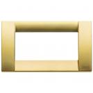 VIMAR - 16734.33 - Classica plate 4M metal matt gold
