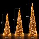 ACA LIGHTING - LED Christmas Decorative Cone, 300 LED, 80 cm, IP44 LEDCONE80 (3)