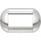 BTICINO - LNB4804CR Round cover plate 4 modules - chrome polished 