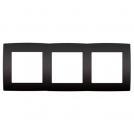 ACA LIGHTING - PRIME 3 GANG FRAME IP20 MATT ANTHRACITE 1000119205