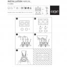 ONE LIGHT - Луна за вграждане насочване квадратна 2xGU10 бяло 51205N/W (3)