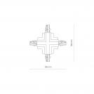 NOWODVORSKI - CTLS RECESSED POWER X CONNECTOR black 8680 (1)