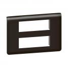 LEGRAND - Plate Mosaic - 2 x 6 modules - black 79076L