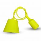 V-TAC - 3485 VT-7228 PENDANT HOLDER-YELLOW