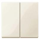 SCHNEIDER ELECTRIC - MTN432544 Rocker 2-gang, white, glossy, System M